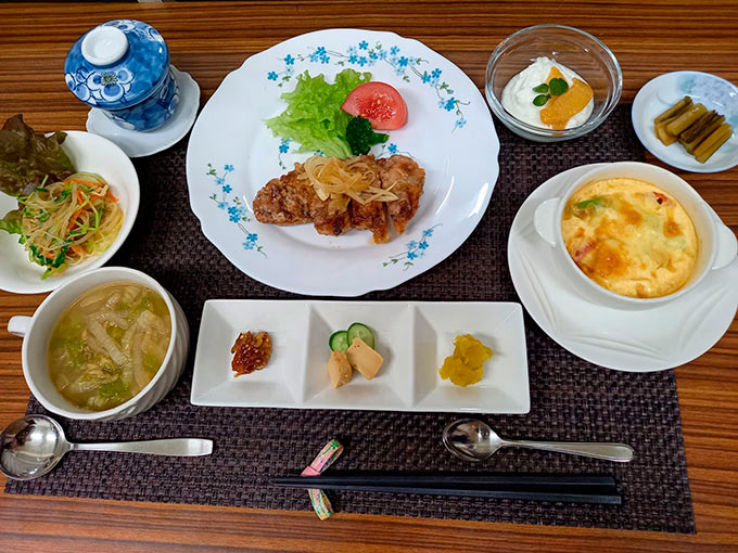 夕食の一例