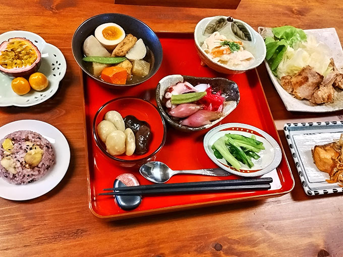 夕食